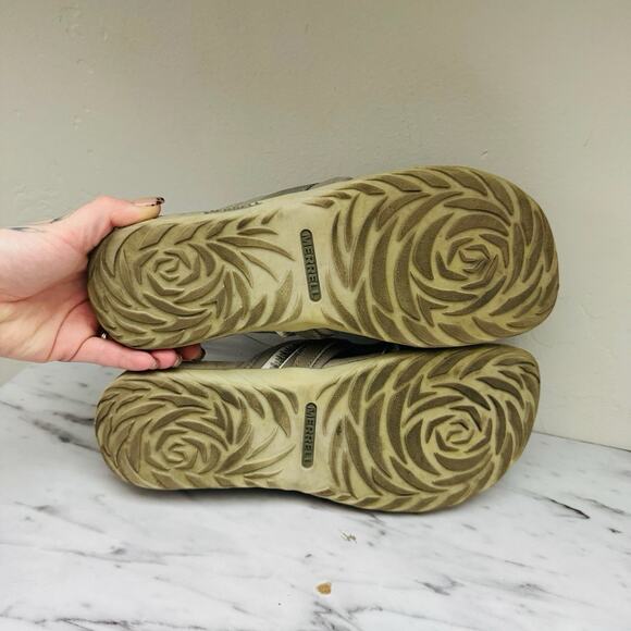 Merrell Terran 3 Cush Tan Leather Sandals Women’s Size 9 - Picture 7 of 11